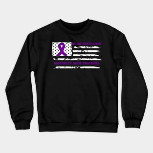 No One Fights Alone Narcissistic Abuse Awareness Crewneck Sweatshirt